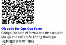QR Code for Opt Out Form